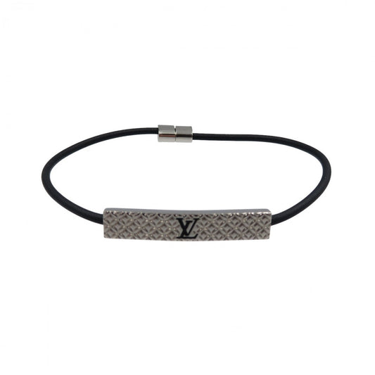 LOUIS VUITTON bracelet M8332Z Calfskin, Metal Silver Champs Elysees bracelet mens