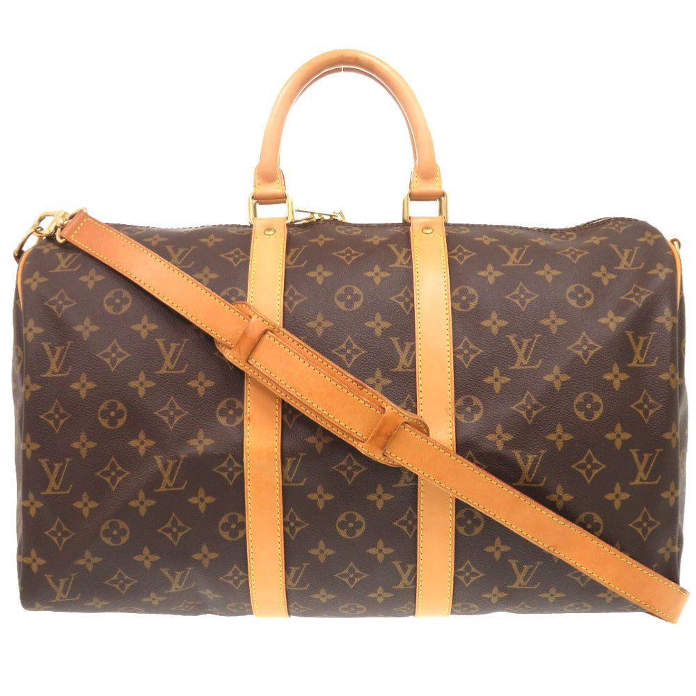 LOUIS VUITTON Boston Duffel bag M41418 Monogram canvas Brown Monogram Keepall bandouliere45 mens  d