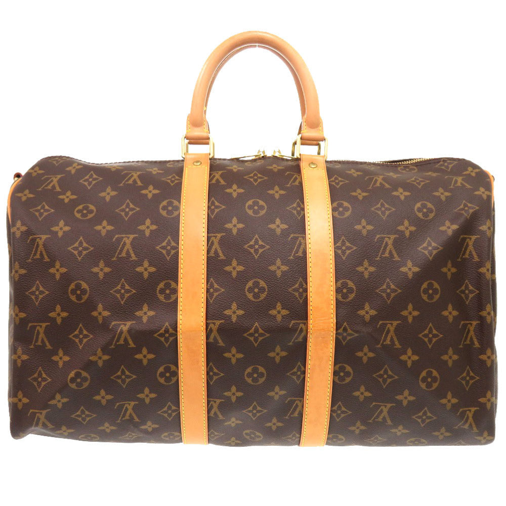 LOUIS VUITTON Boston Duffel bag M41418 Monogram canvas Brown Monogram Keepall bandouliere45 mens  d