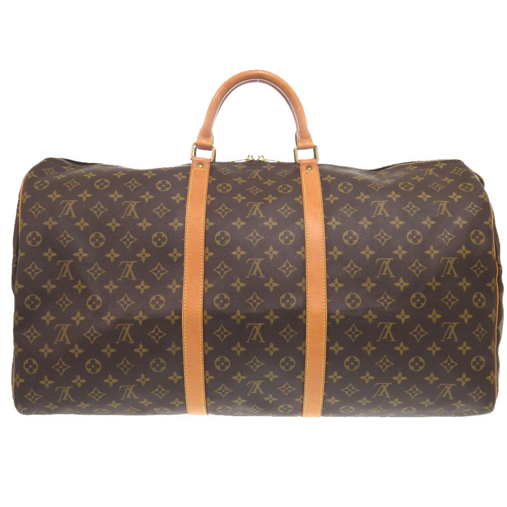 LOUIS VUITTON Boston Duffel bag M41422 Monogram canvas Brown Monogram Keepall 60 mens  d