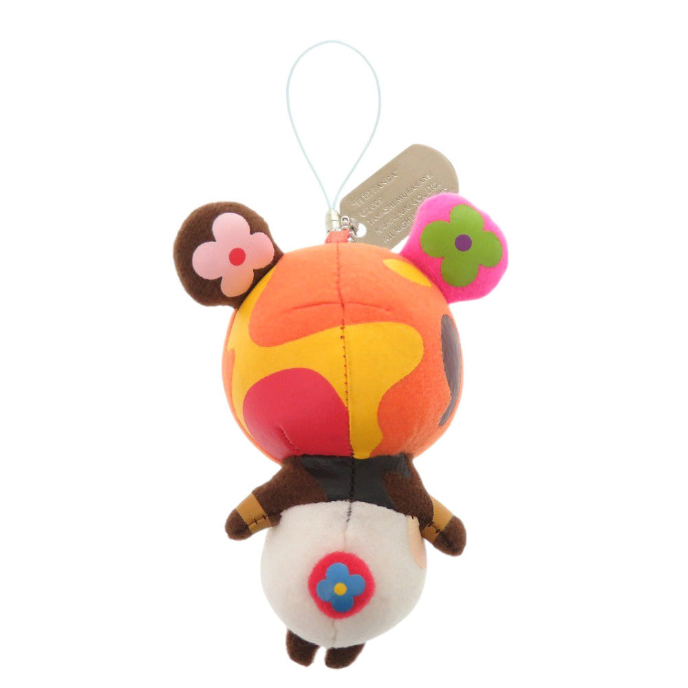 LOUIS VUITTON key ring polyester multicolor Petit Panda Takashi Murakami Mobile Phone Strap Charm Women