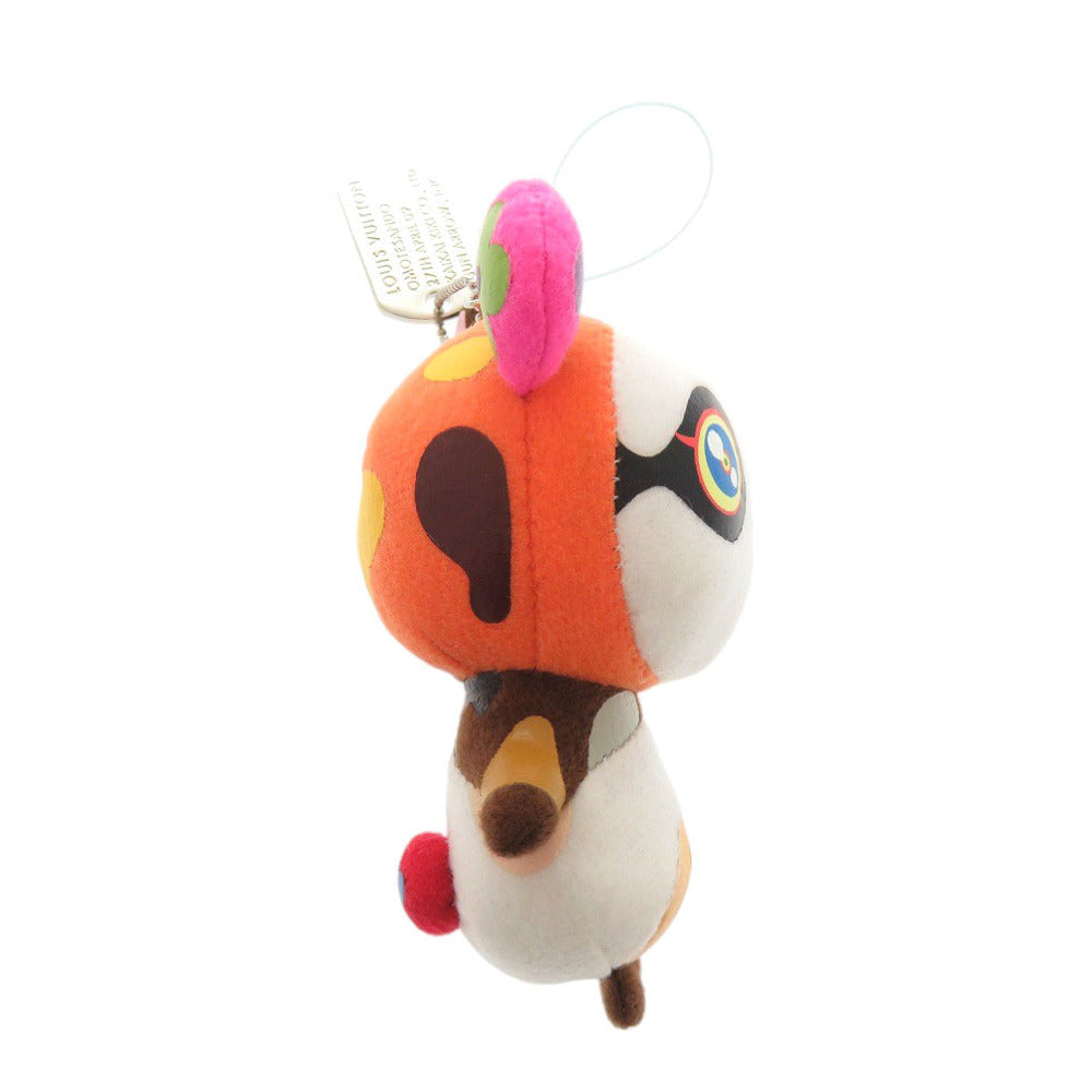 LOUIS VUITTON key ring polyester multicolor Petit Panda Takashi Murakami Mobile Phone Strap Charm Women