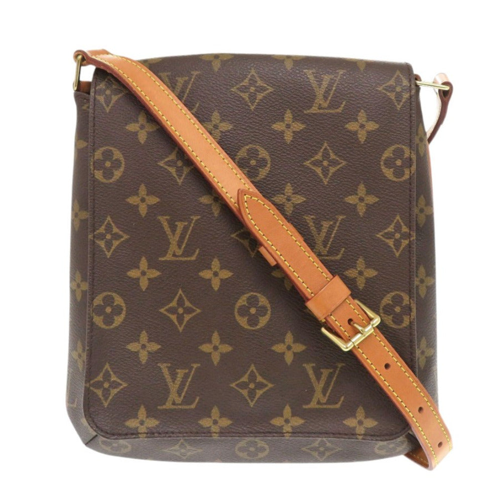 LOUIS VUITTON Shoulder Bag M51258 Monogram canvas Brown Monogram M tte Salsa short strap Women