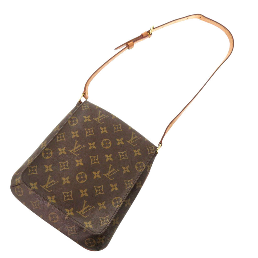 LOUIS VUITTON Shoulder Bag M51258 Monogram canvas Brown Monogram M tte Salsa short strap Women