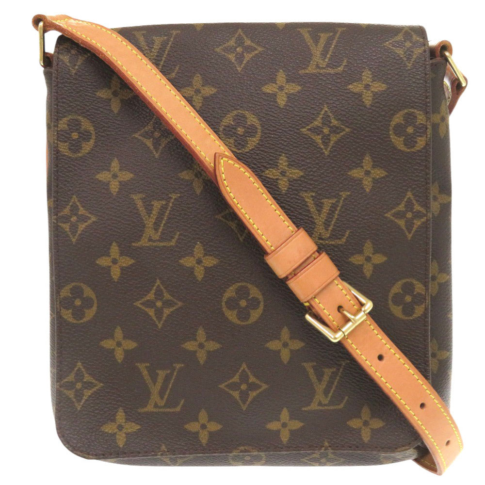LOUIS VUITTON Shoulder Bag M51258 Monogram canvas Brown Monogram M tte Salsa short strap Women