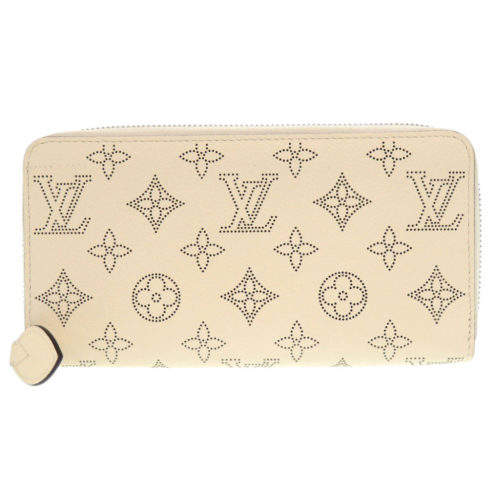 LOUIS VUITTON Long Wallet Purse M69821 Monogram Mahina Yvoire Monogram Mahina Zippy wallet Women