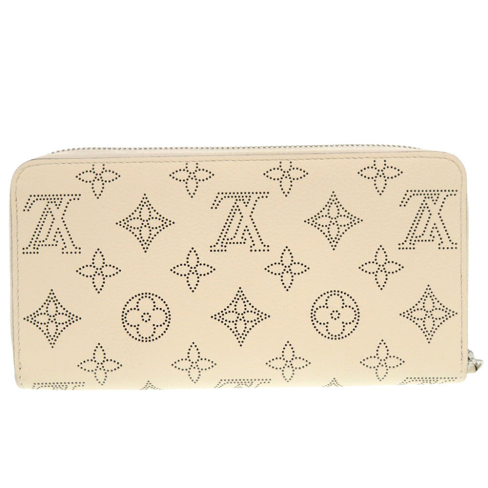 LOUIS VUITTON Long Wallet Purse M69821 Monogram Mahina Yvoire Monogram Mahina Zippy wallet Women
