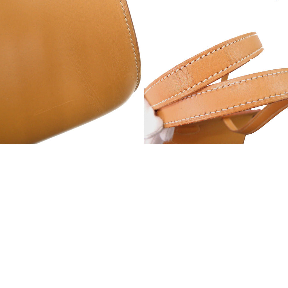 HERMES Shoulder Bag JJS02846 Vash natural M au