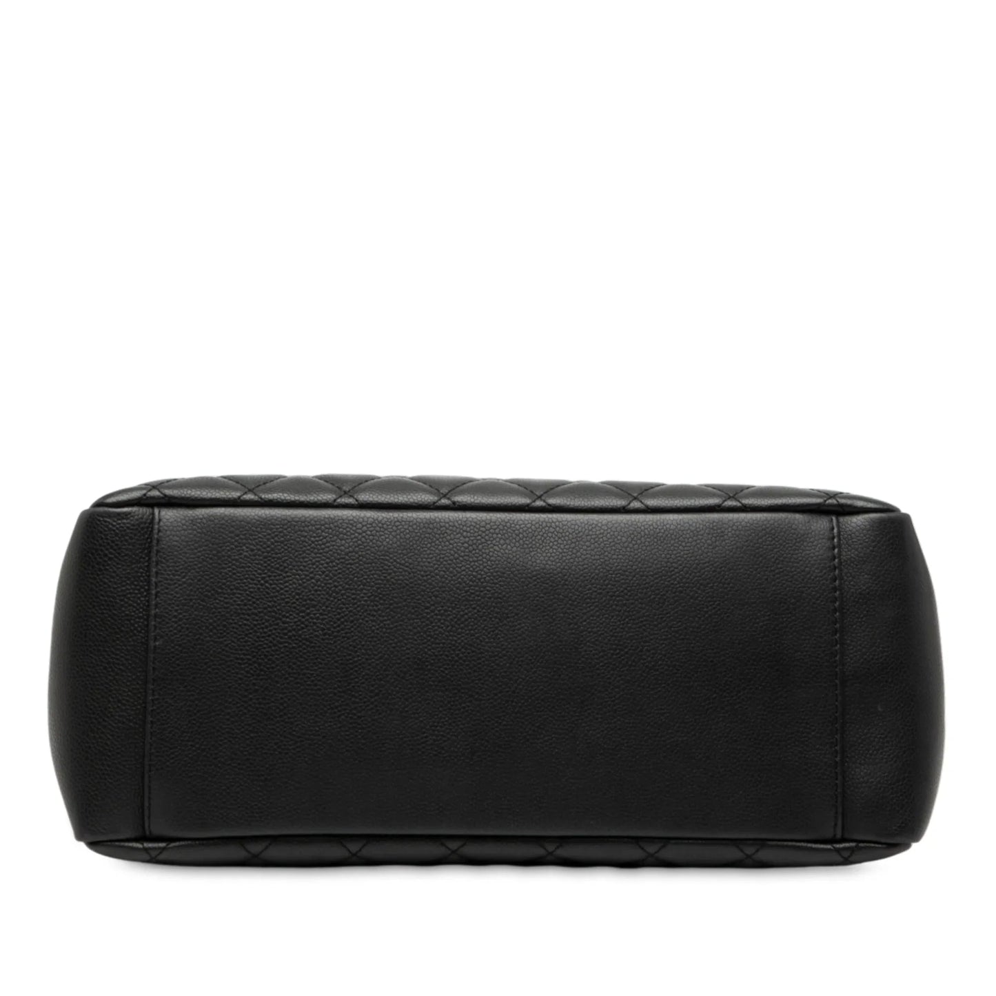 Black Chanel Caviar Grand Shopping Tote
