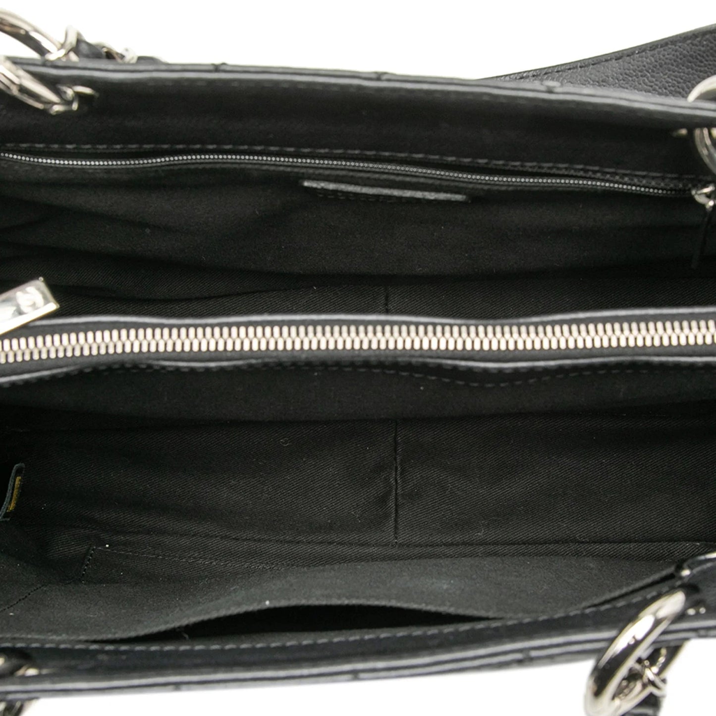 Black Chanel Caviar Grand Shopping Tote