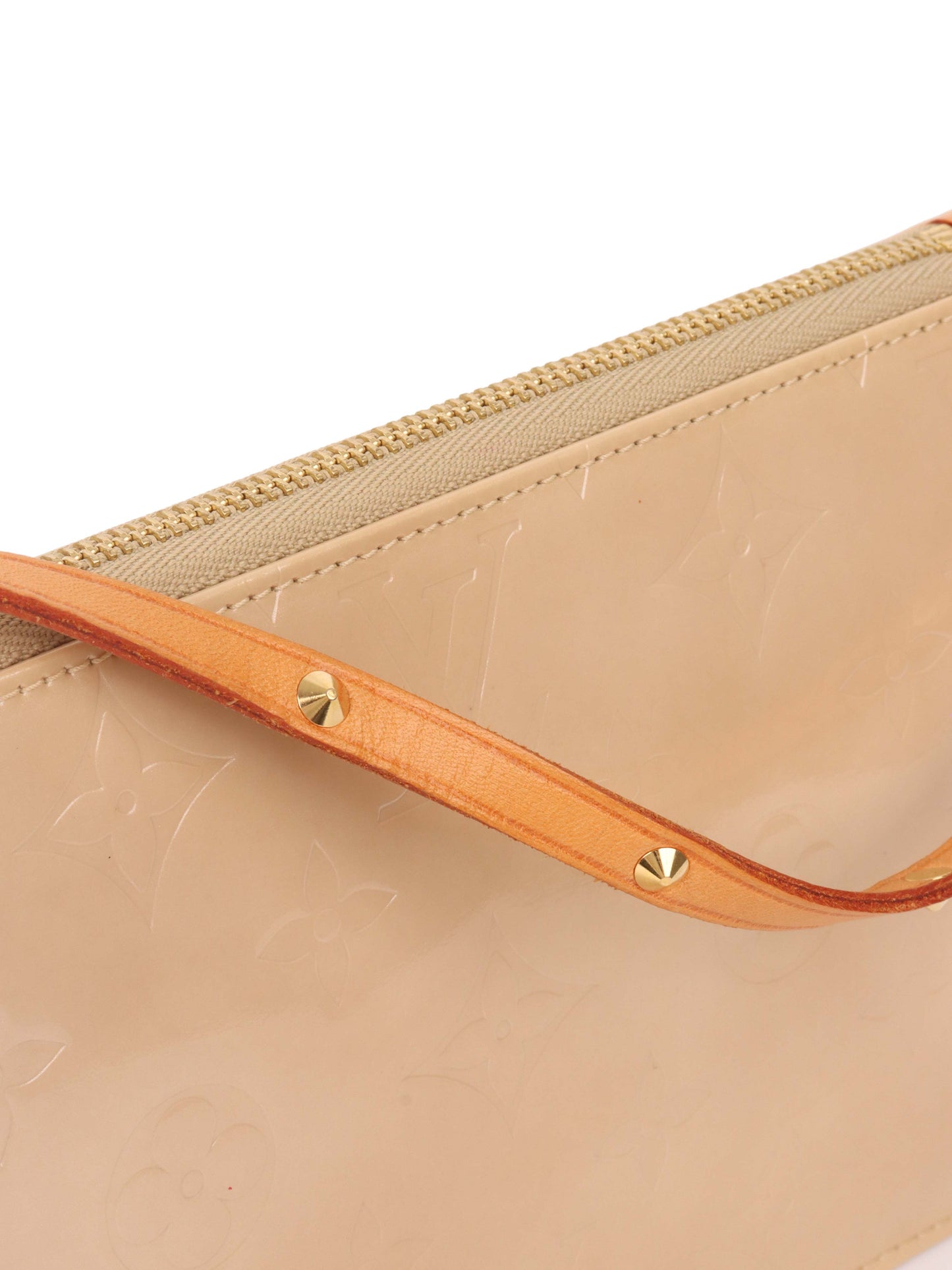 Louis Vuitton Beige Monogram Vernis Lexington Pochette.