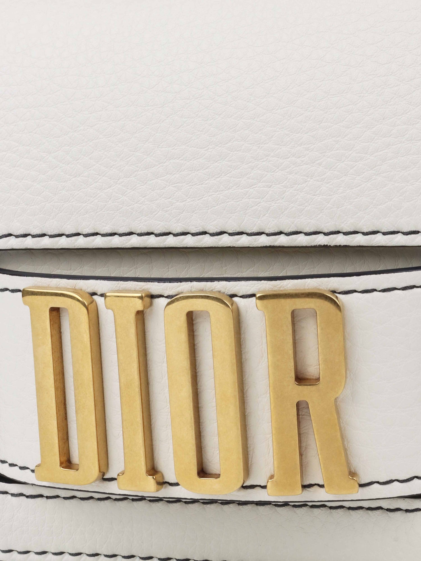 Christian Dior White DIor Shoulder Bag