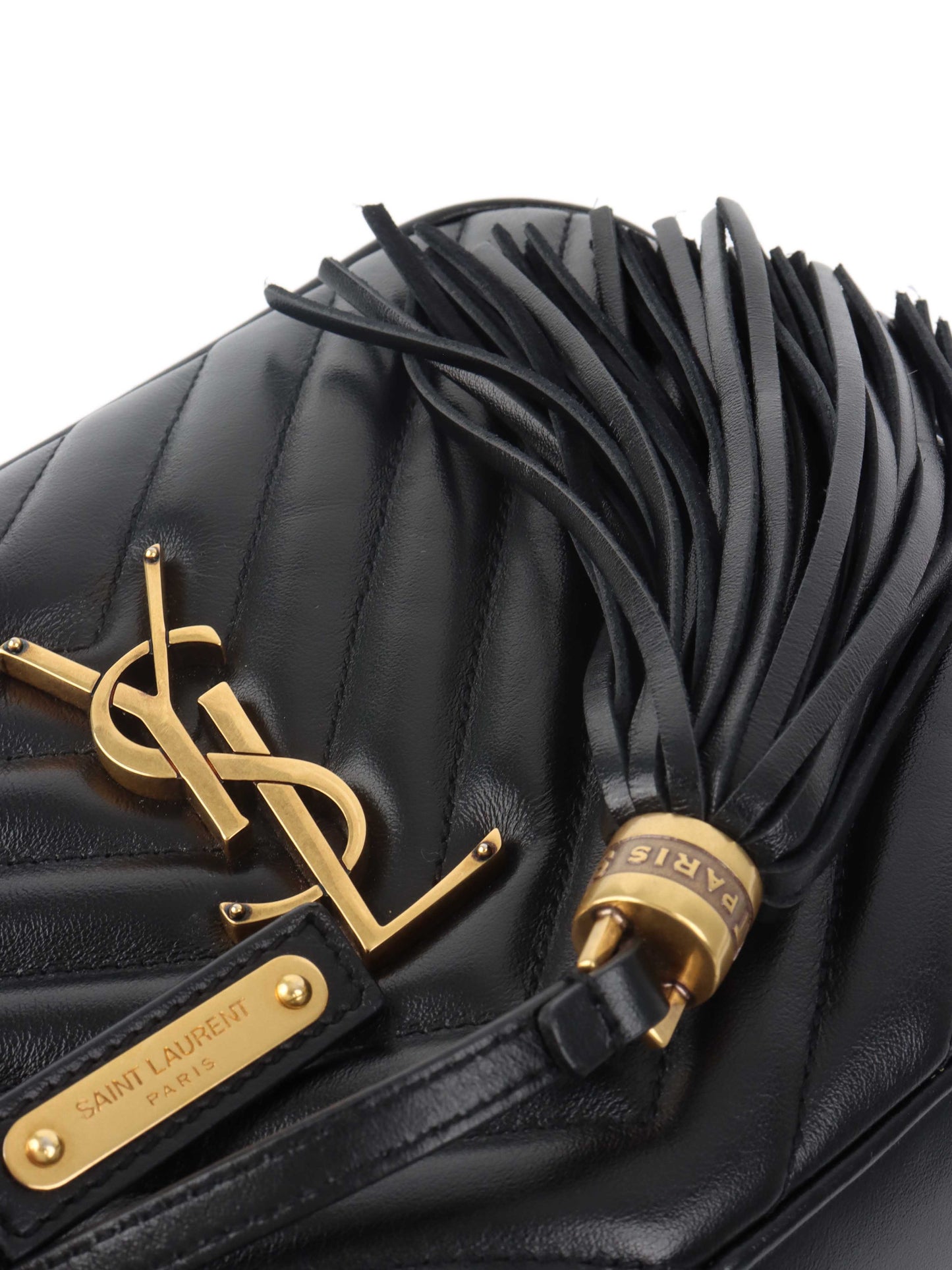 Saint Laurent Black Lou Camera Bag.