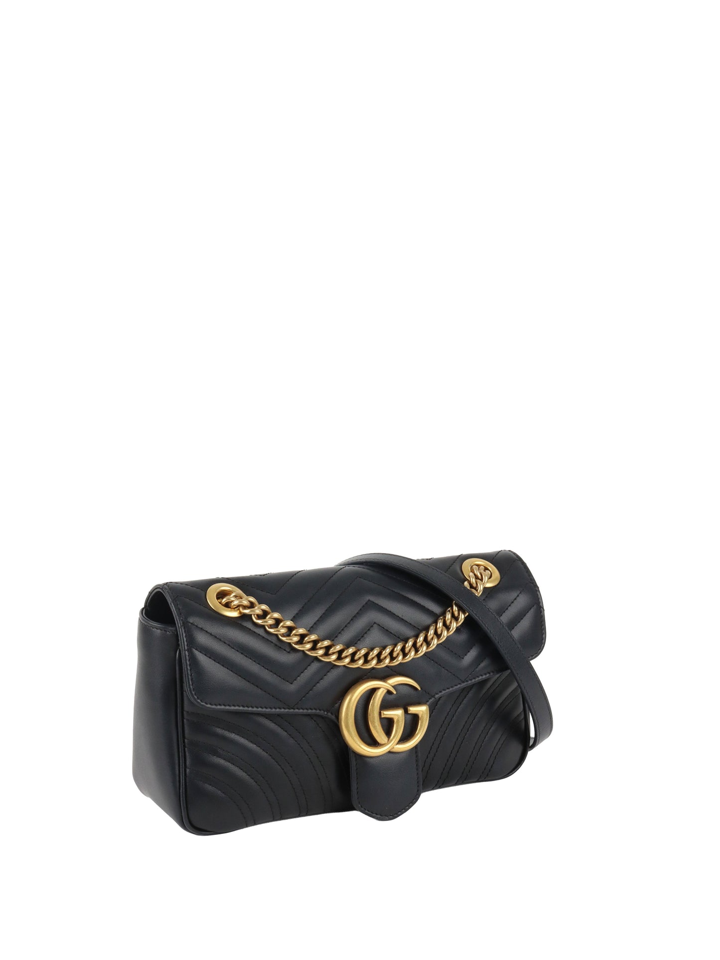 Gucci Black Medium Marmont Shoulder bag