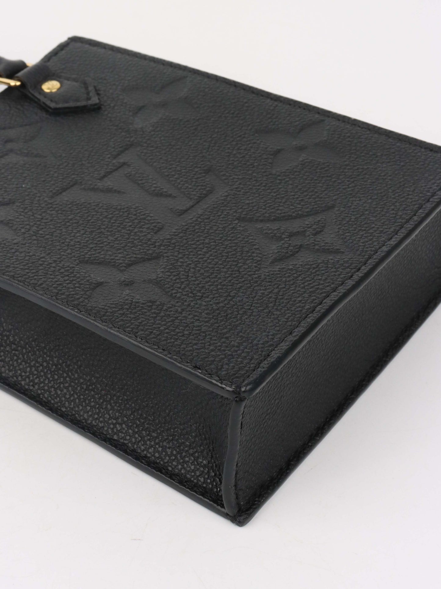 Louis Vuitton Black Mini Sac Plat.