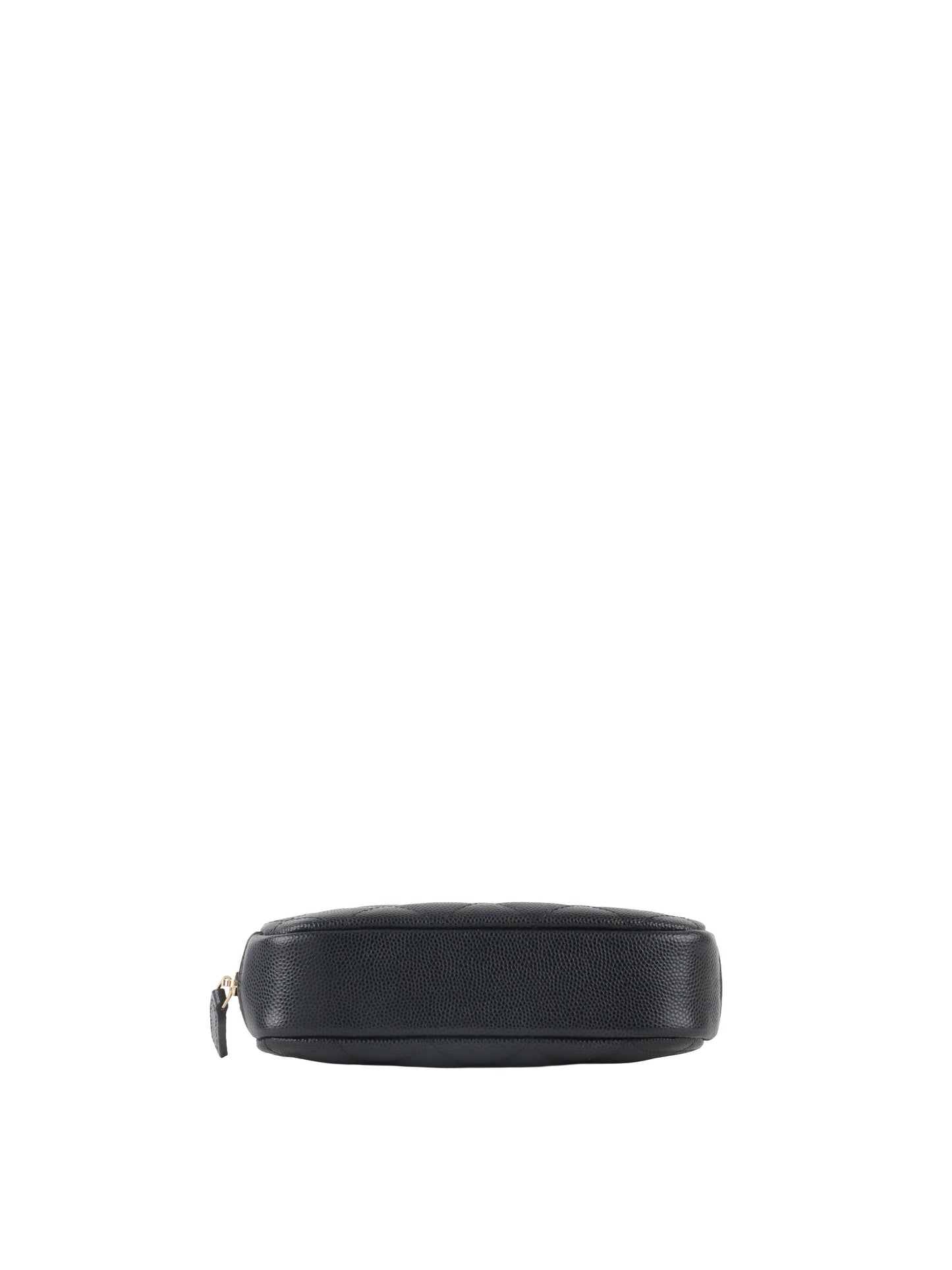 Chanel Small Black Caviar Quilted Cosmetic Pouch
