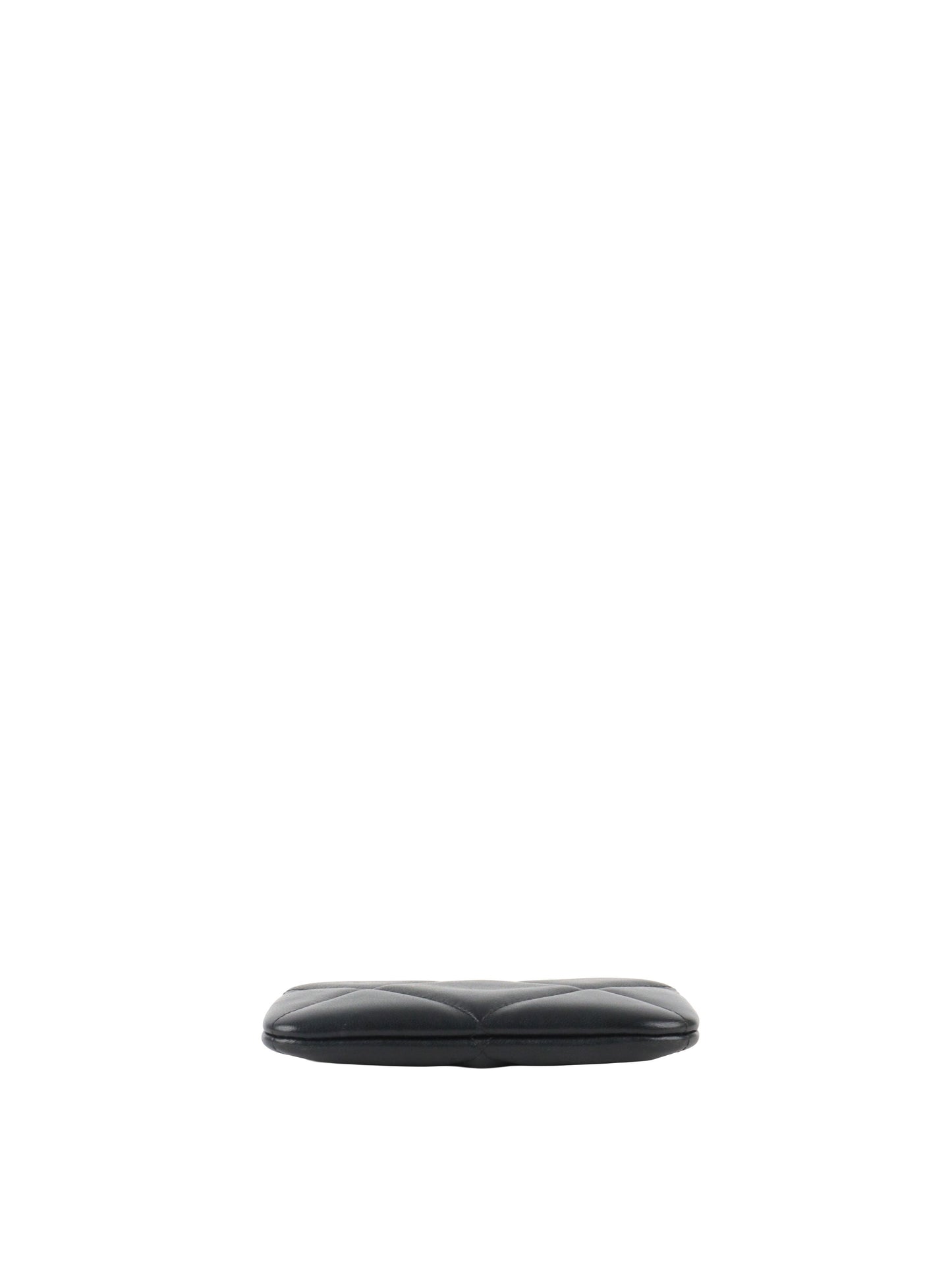 Chanel 19 Quilted Black Zipped Lambskin Coin Purse