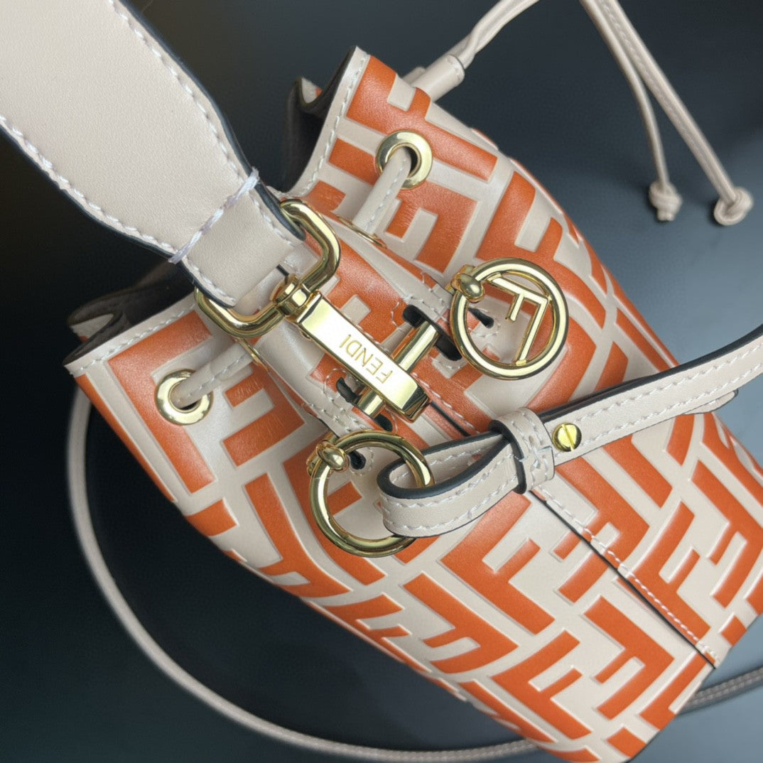 Top QualityTop Quality Mon Tresor Orange Mini Bag For Woman 18cm/7in