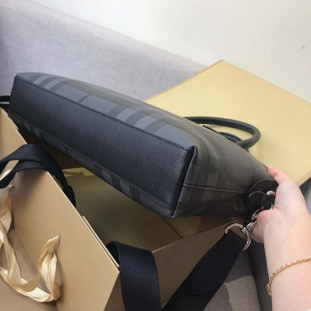 Top Quality London Check And Briefcase For Men, Bags 14.6in/37cm 80139481