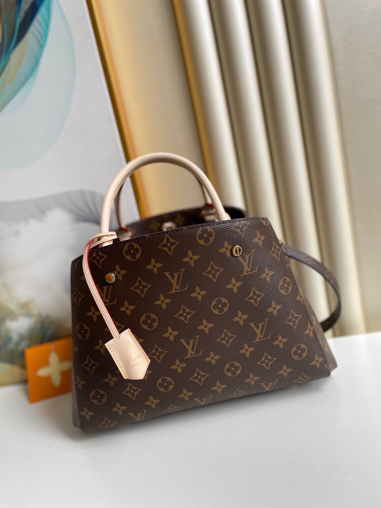 Top Quality Montaigne MM Monogram Canvas For Women,  Shoulder And Crossbody Bags 13in/33cm Top Quality M41056