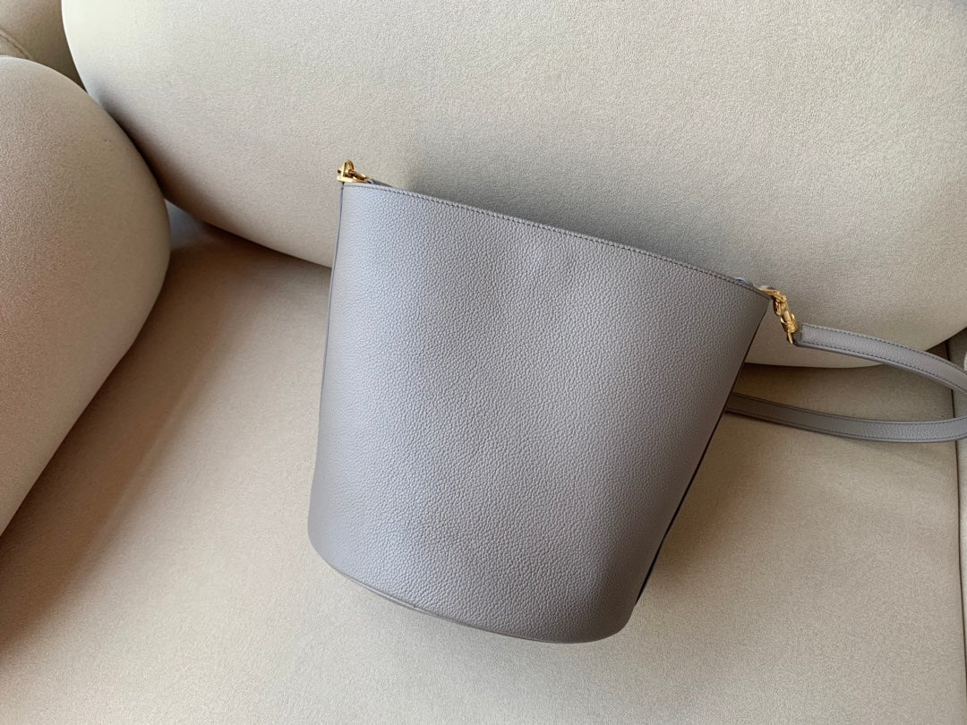 Top Quality Bucket 16 Bag Grey For Women 10in/25cm  