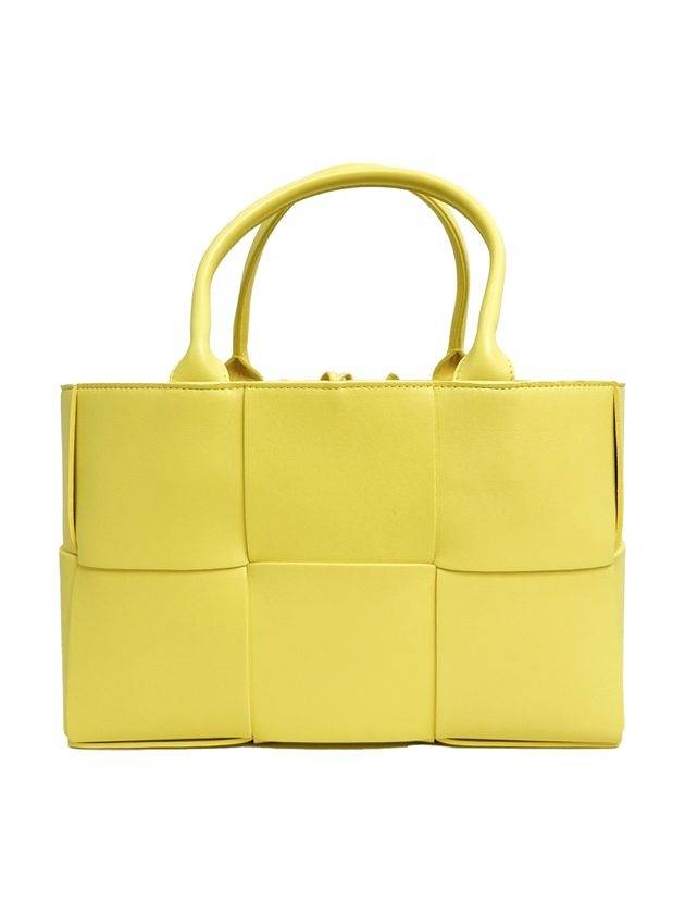 Luxury Bottega Veneta S BV Intrecciato Arco Leather Tote Bag Small Sherbet