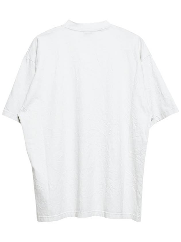 Luxury Balenciaga Trending 2025 Logo Print Cotton Short Sleeve T-Shirt White