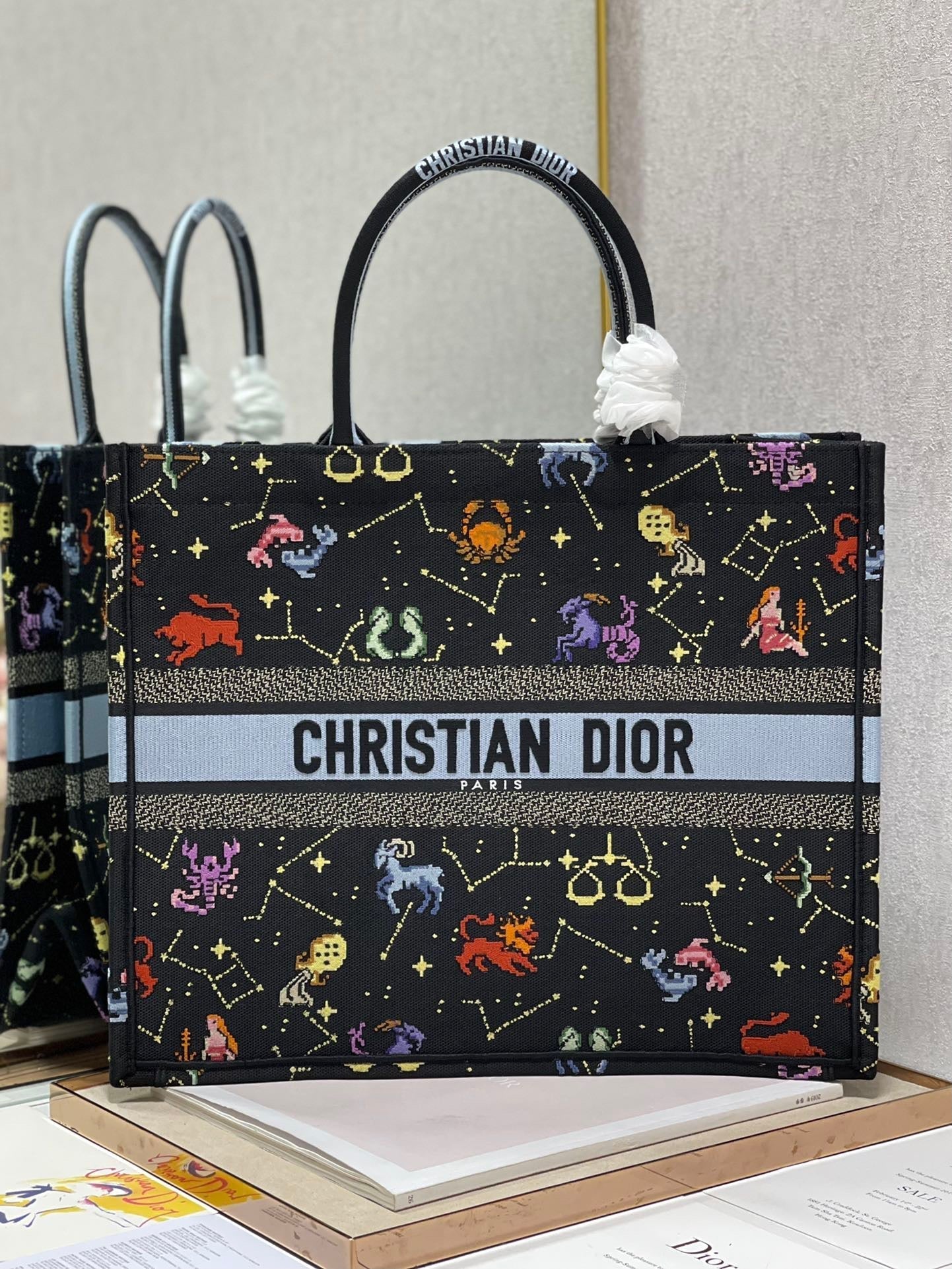 Top Quality Large Book Tote Black, For Women, Womens Handbags 16.5in/42cm CD