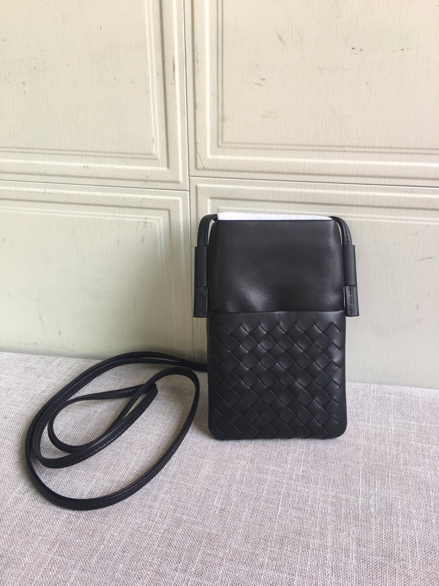 Top Quality Zipped Card Case Shoulder Black, For Women, Women’s Bags 7.4in/19cm