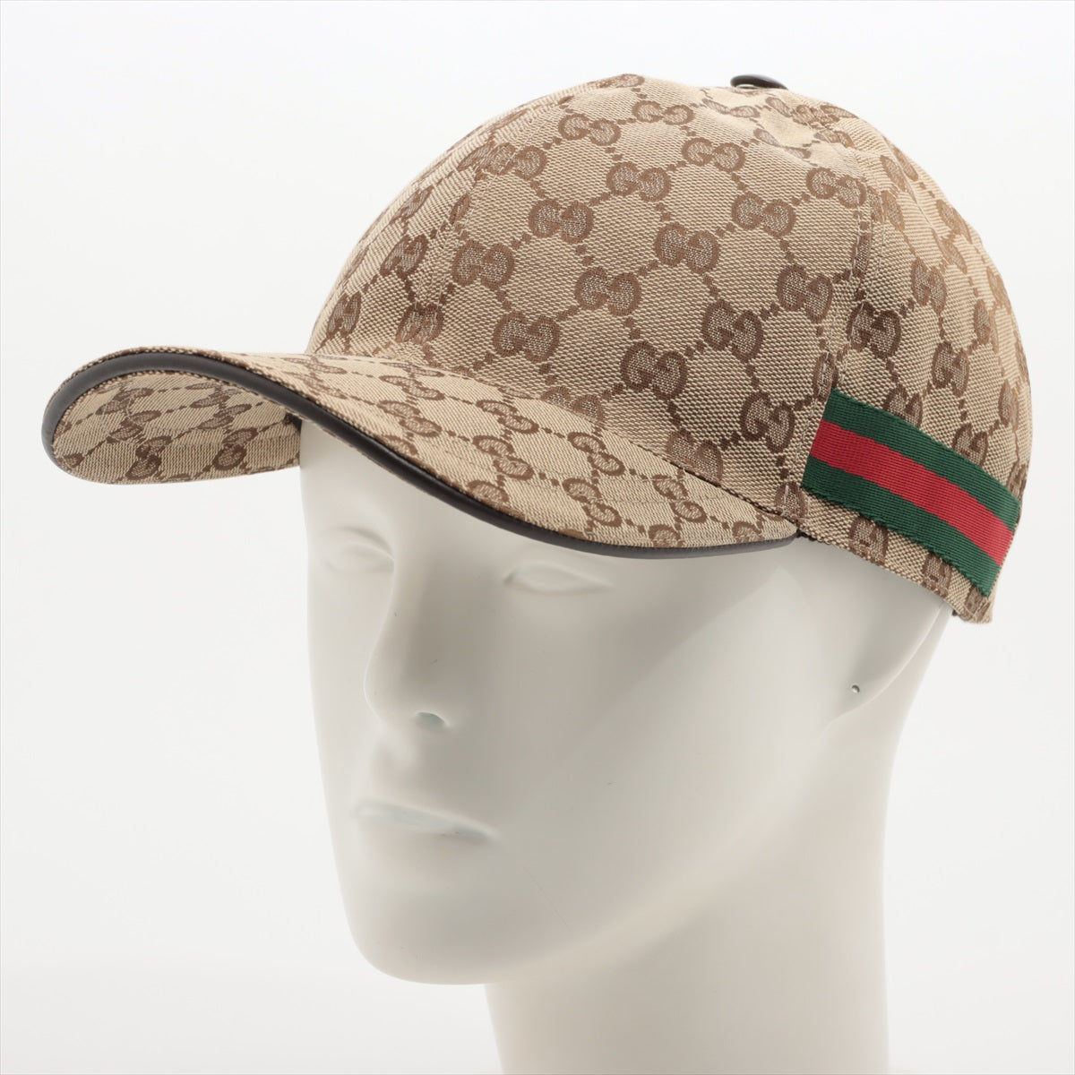 Gucci 200035 GG Canvas Capp Cotton  Polyester × Nylon Beige