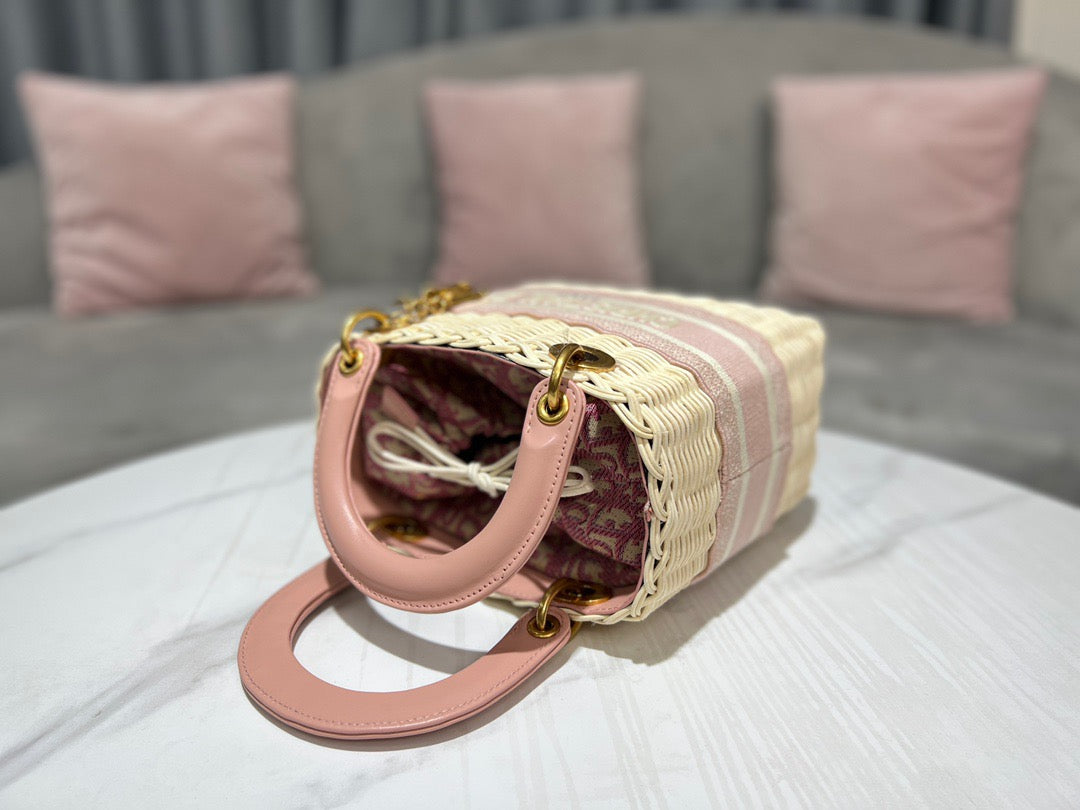 Top Quality Mini Lady Bag Pink, For Women, Womens Handbags 17cm/6.5in CD