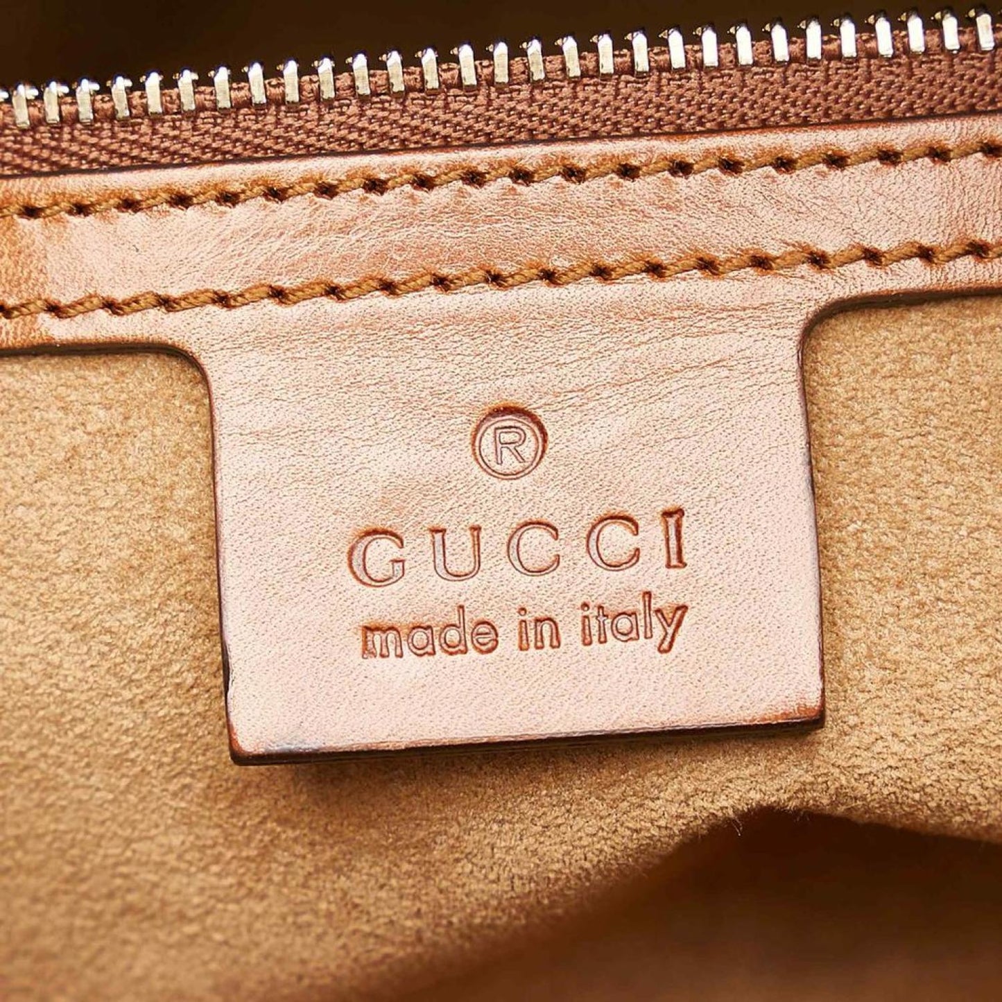 Gucci  GG Supreme Linea A Zip Satchel