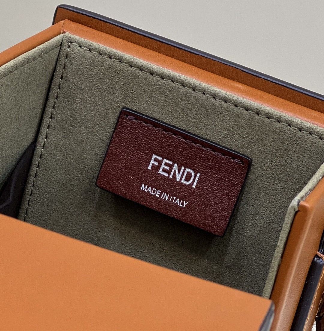 Top QualityTop Quality Vertical Box Brown RM 6,400 Bag For Woman 17cm/6.5in 7VA519AFB3F1DZ9