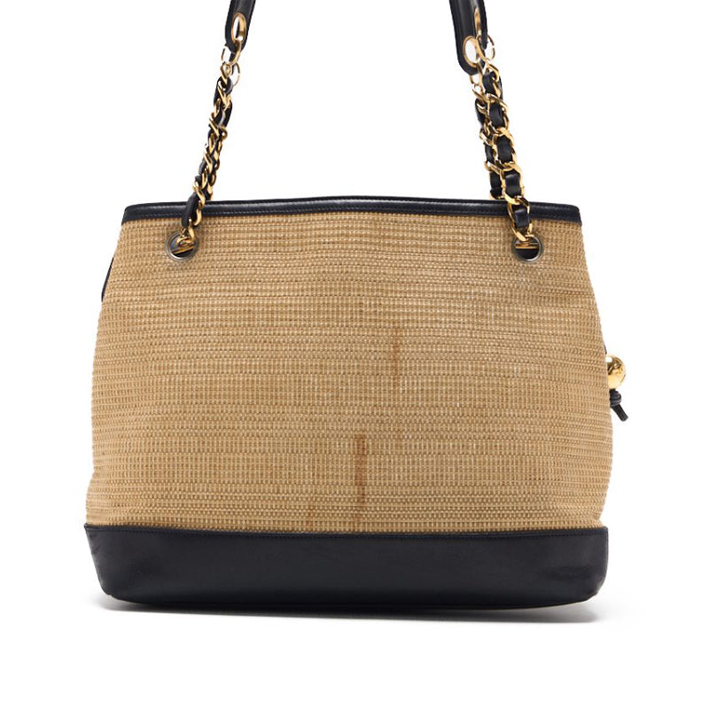 Chanel Coco Double Chain Shoulder Stroop   Beige × Black  Shoulder Bag Mini Shoulder  Bag Ladies Bag Hybrid ? Delivery? Macao Bookstore Online