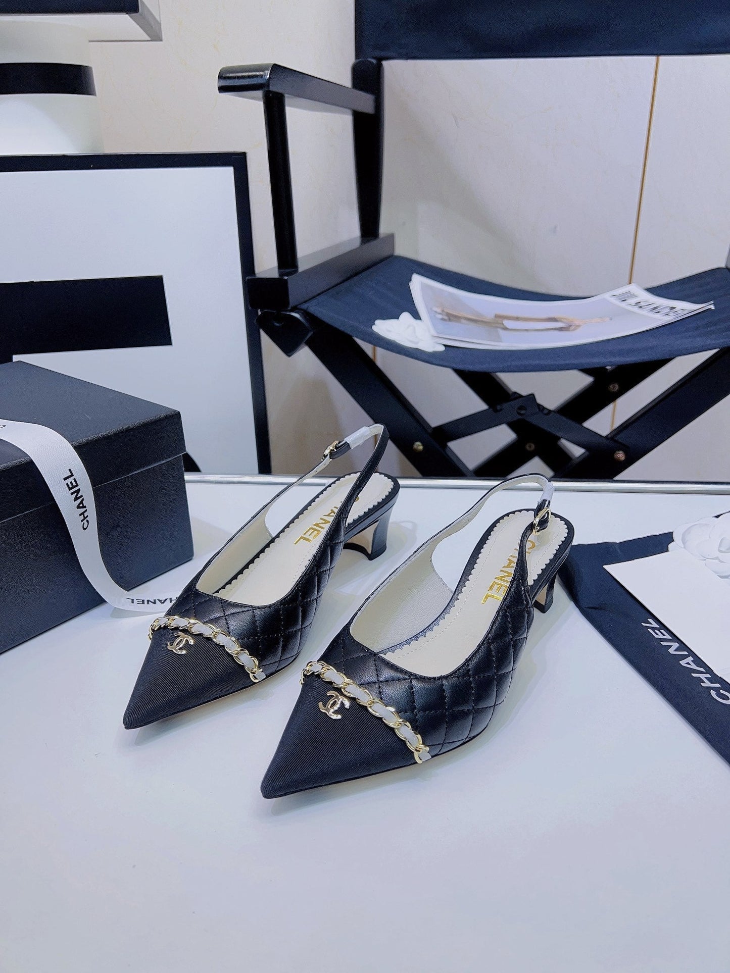 New 1:1 rep CHL High Heel Shoes 019