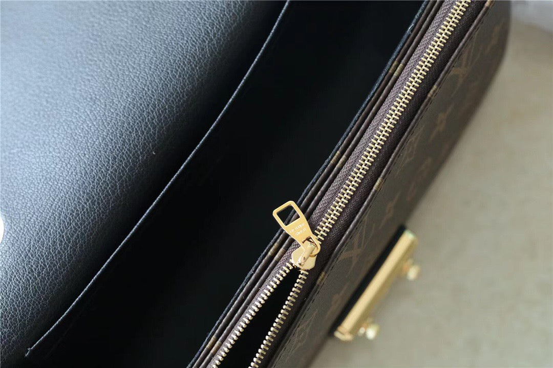 Top Quality Marceau Monogram Canvas Black For Women,  Shoulder and Crossbody Bags 9.6in/24.5cm Top Quality M46126