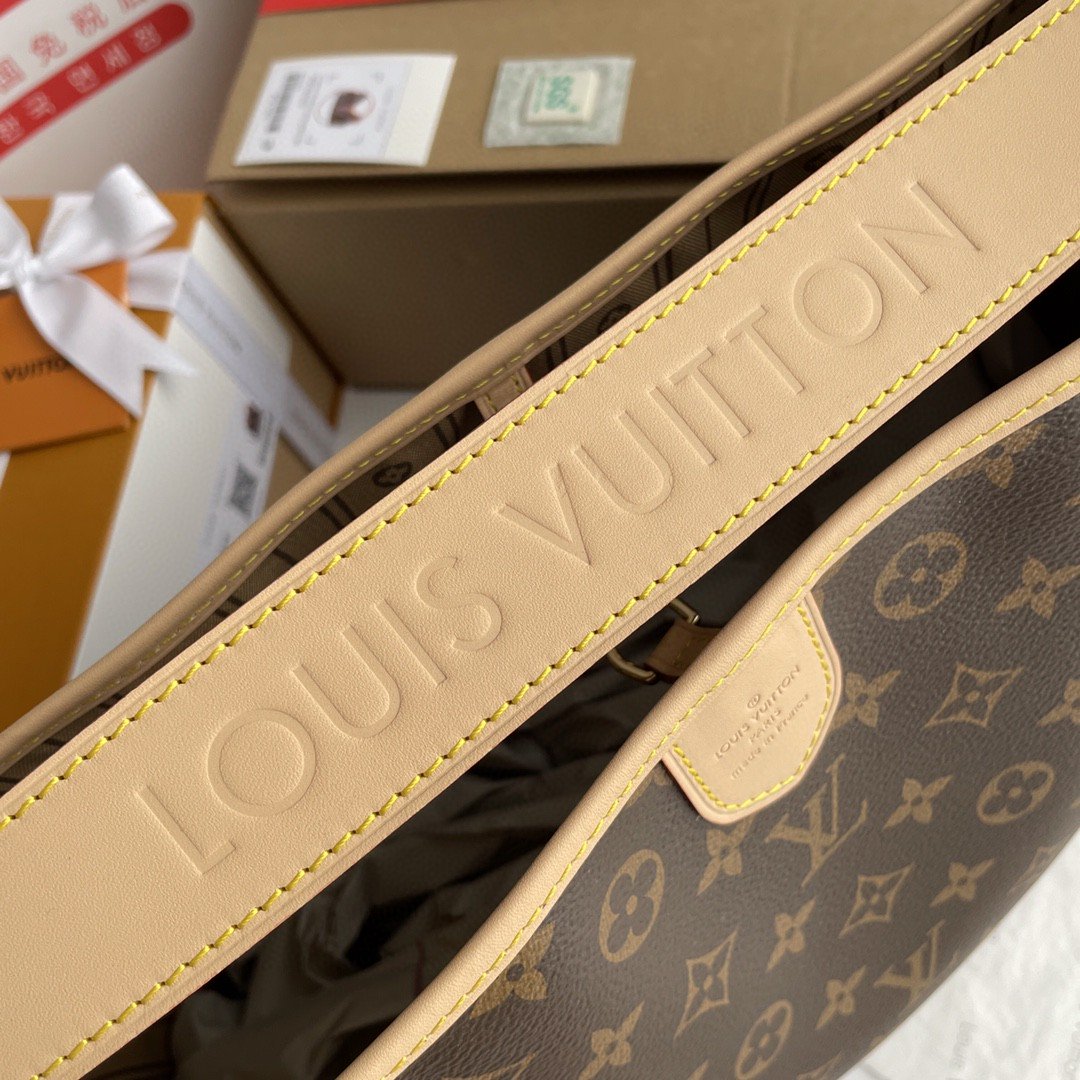 Top Quality Delightful PM Monogram Canvas Natural For Women,  Shoulder Bags 33cm Top Quality M40352