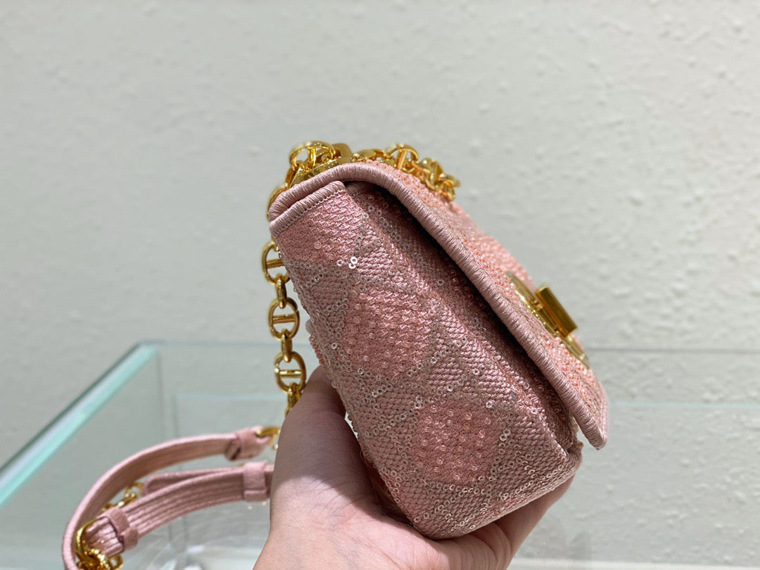 Top Quality MeTop Qualityum Caro Bag Pink, For Women, Womens Handbags 25.5cm/10in CD