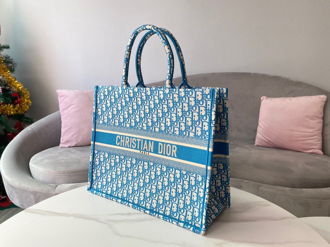 Top Quality Large Book Tote Blue, For Women, Womens Handbags 16.5in/42cm CD
