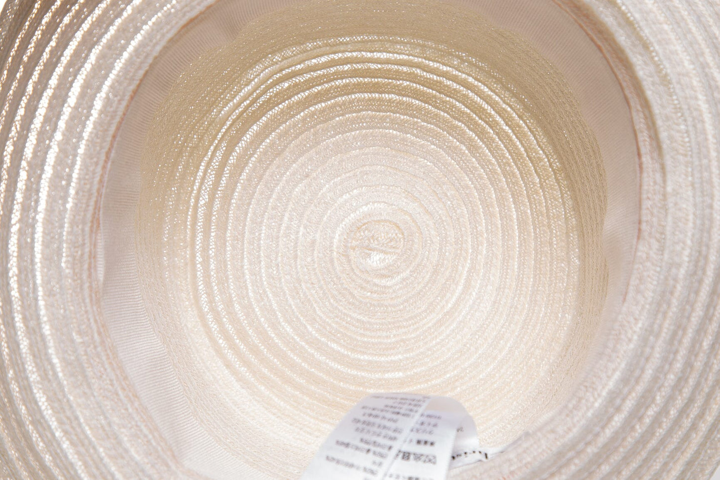 Christian Dior Ivory Straw Dioresort Hat SZ 57