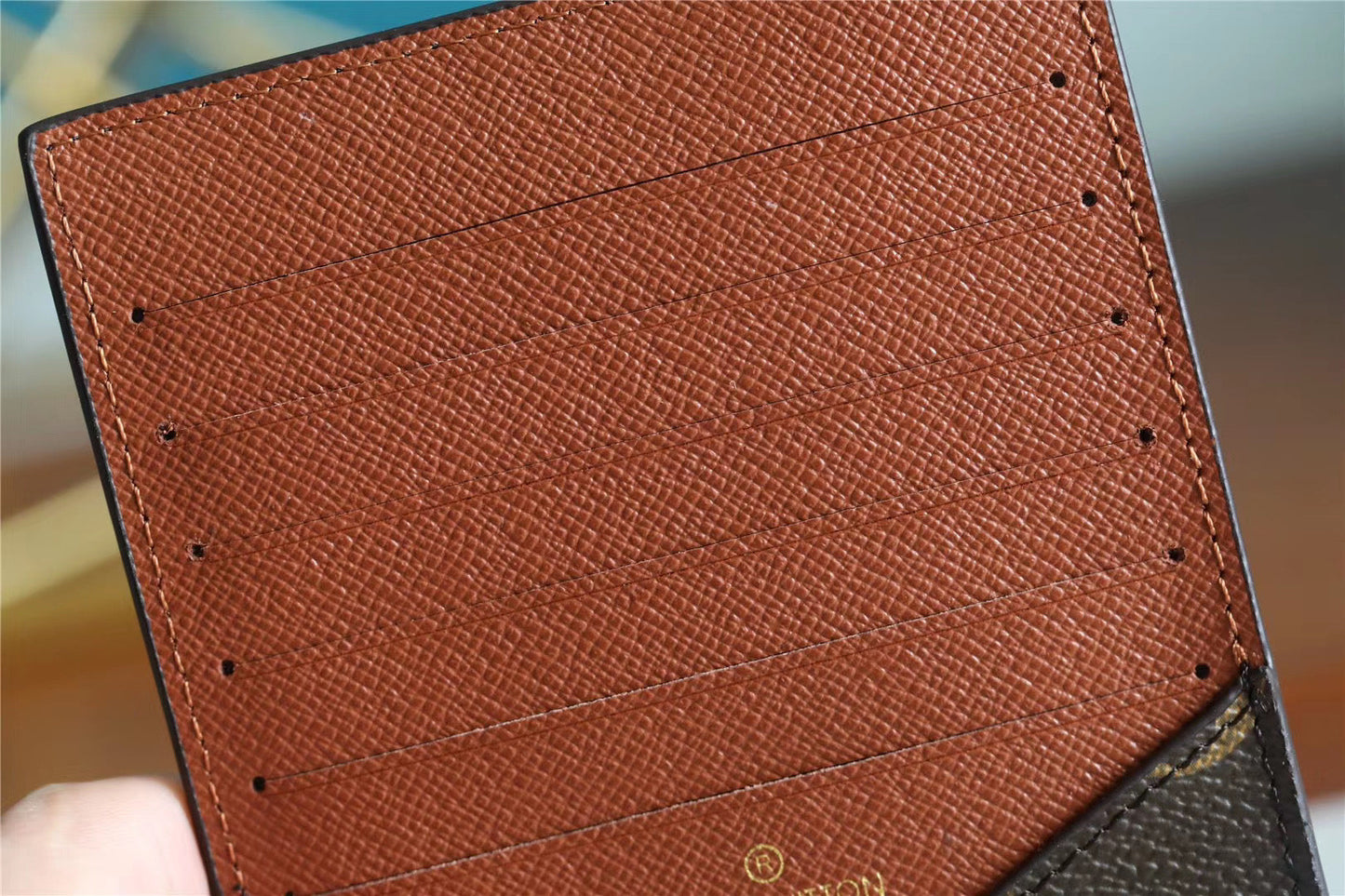 Top Quality ID Card Holder Monogram Canvas Brown For Men, Wallet 13cm Top Quality N60378