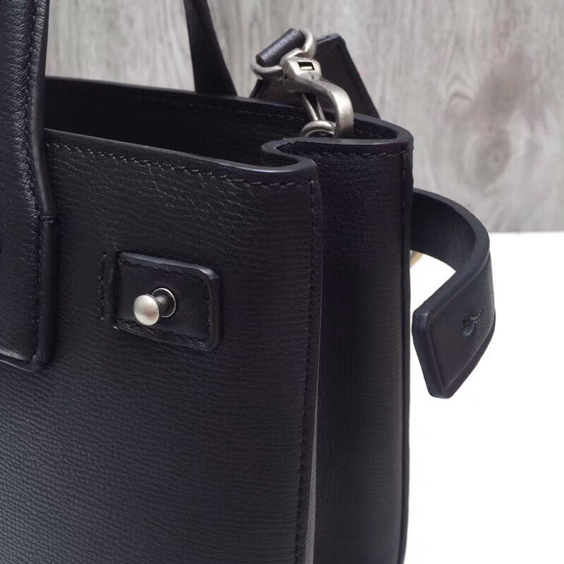 Top Quality The Small Banner Bag Black For Women, Bags 10.6in/26cm