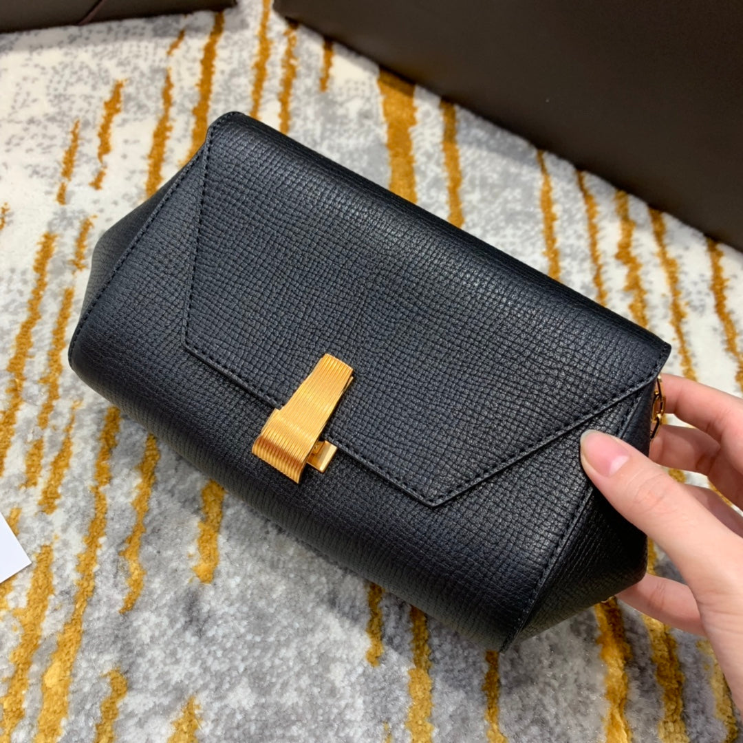 Top Quality Mini Angle Palmellato Bag Black, For Women, Women’s Bags 7.5in/19cm