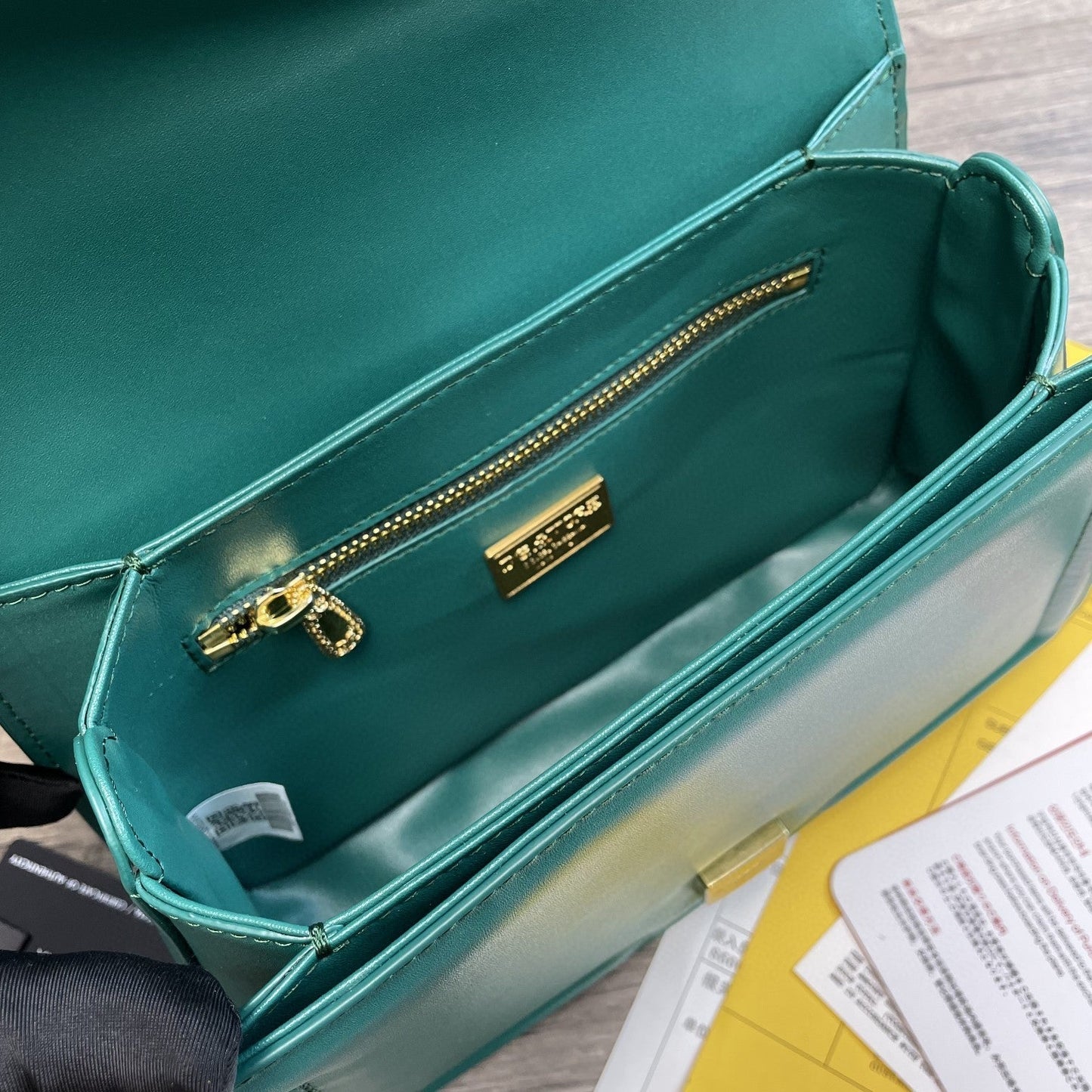 Top Quality Top Quality Girls Bag In Quilted Nappa Green For Women 10.6in/27cm Top Quality