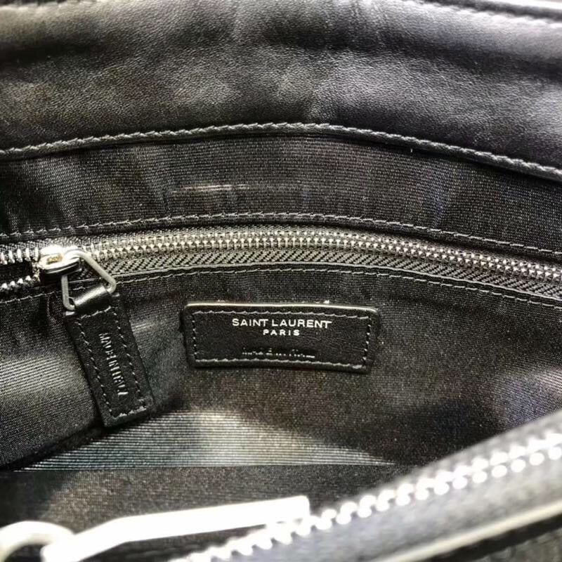 Top Quality Loulou Small Chain Bag In Matelassé "Y" Black For Women 9.8in/23cm YSL 494699DV7261000
