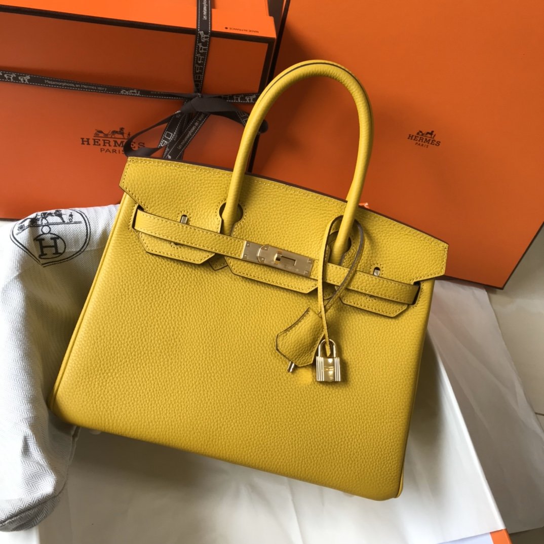 Top Quality Birkin Lime Epsom With Gold Toned Hardware Bag For Women, Handbags, Shoulder Bags 30cm/12in