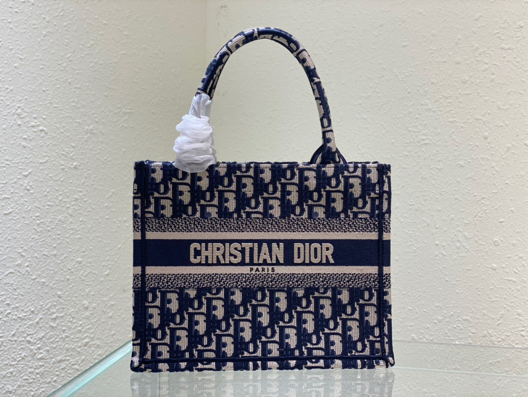 Top Quality Small Book Tote Blue, For Women, Womens Handbags 26.5cm/10.5in CD M1265ZRIW_M928