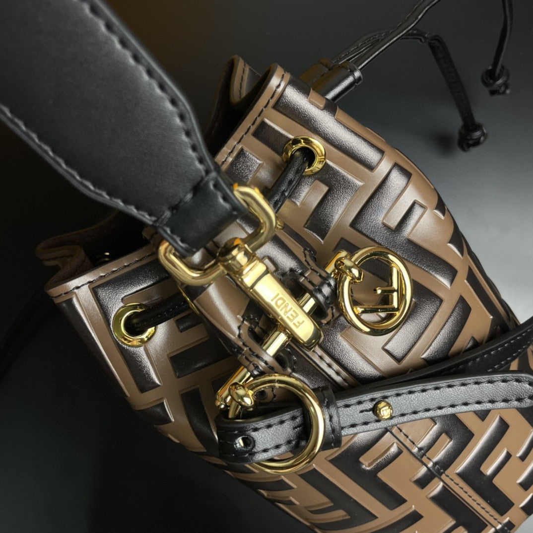 Top QualityTop Quality Mon Tresor Brown Mini Bag For Woman 18cm/7in 8BS010A659F13VK