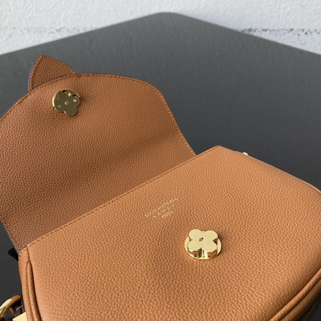 Top Quality Point 9 Create By Nicolas Ghesquie?re With Monogram Flower 9.1in/22cm Brown For Women Top Quality M55946