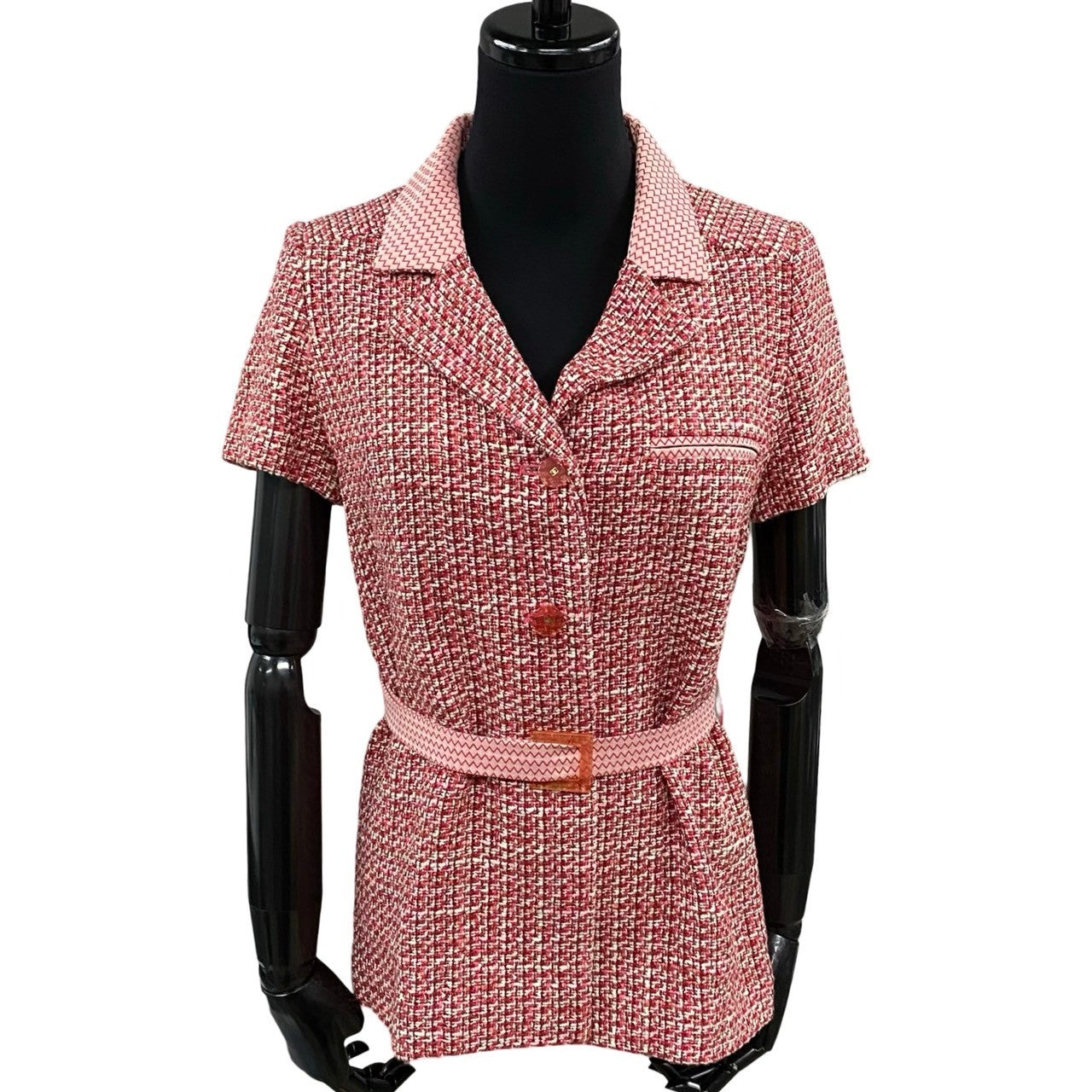 Chanel Coco Mark Logo Wool Blend Jacket